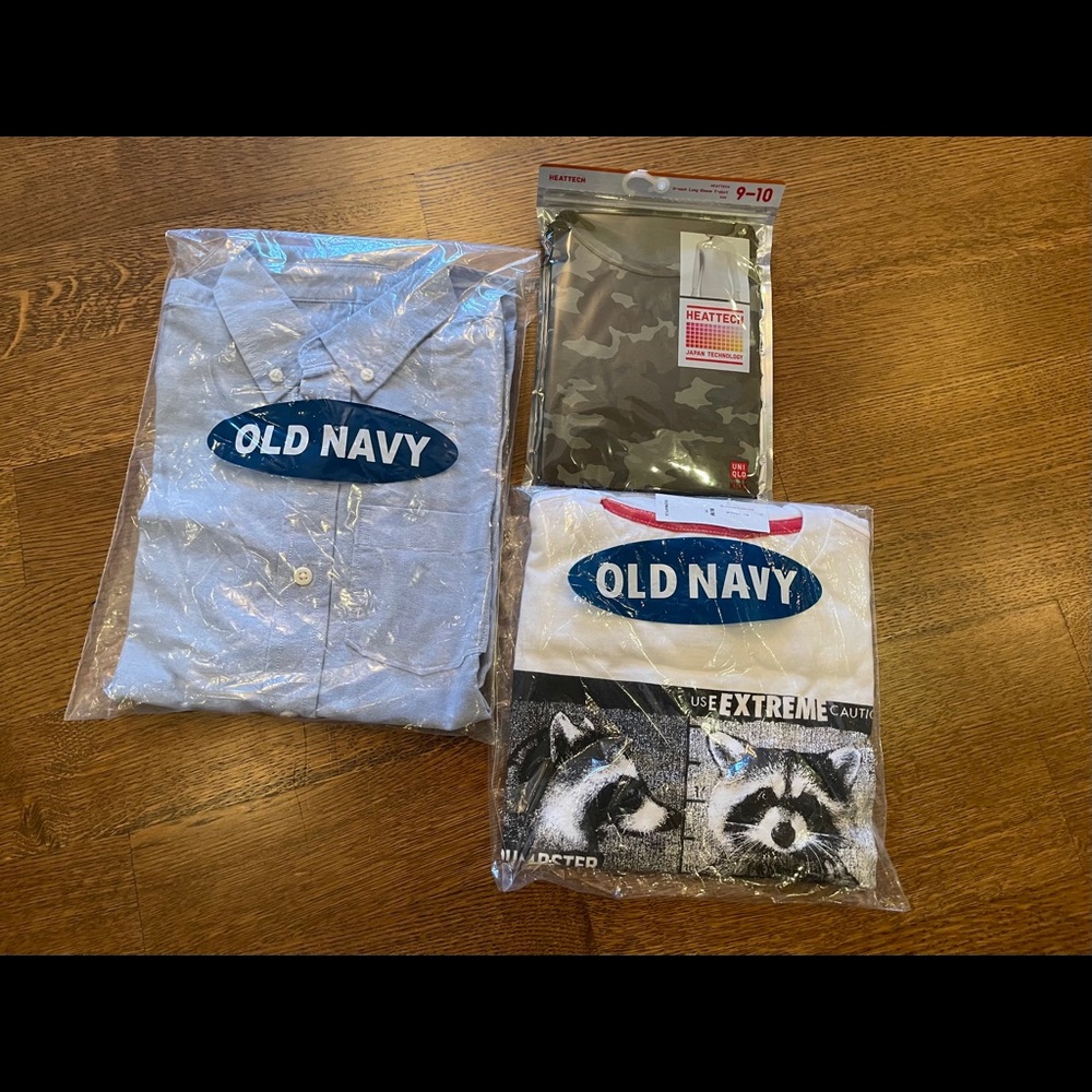 NWT lot of 9 boys Sz 8 9 tops bottoms - Picture 7 of 7